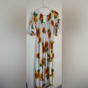 Long dress sunflower size médium